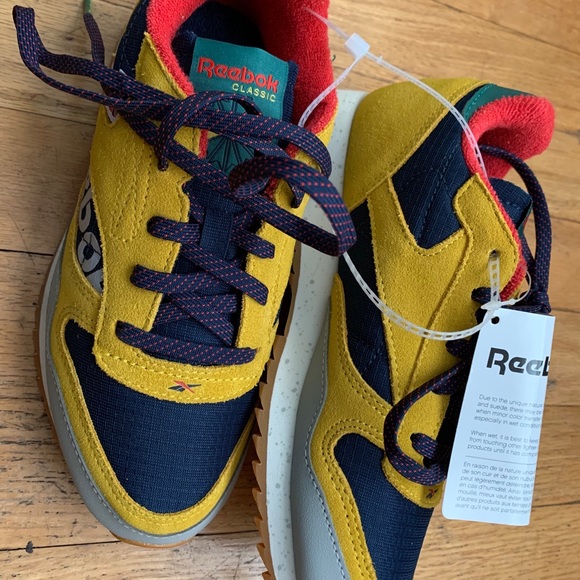 Reebok classic Leather Ripple Boys Size 1